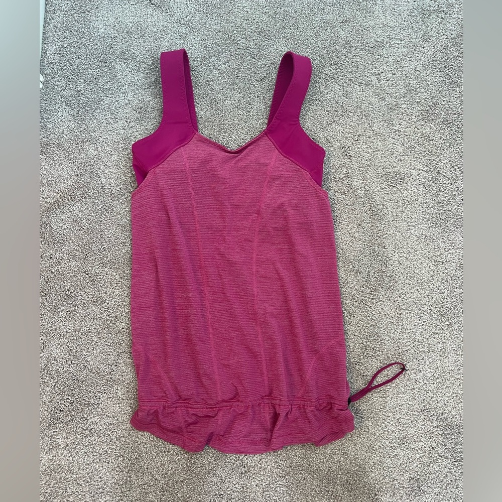 Pink Lululemon loose Tank Top size 6